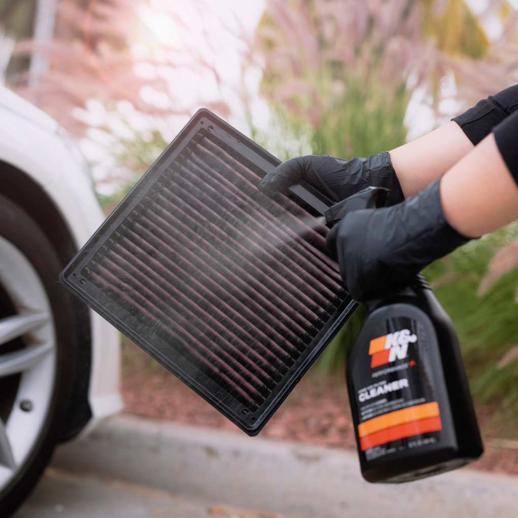 Clean your K&N filter