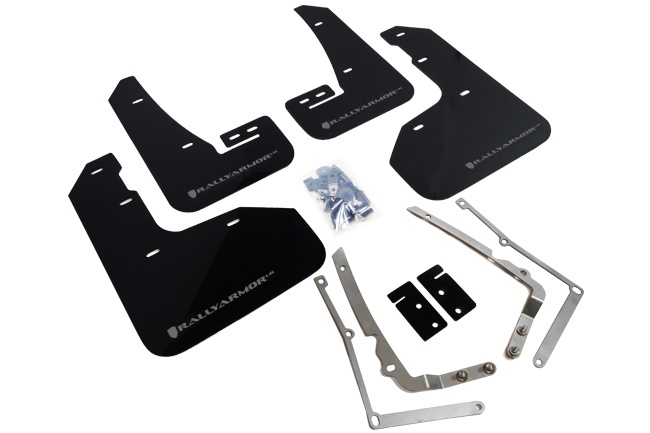 2015-16 MKVII VW Golf R Silver Logo Rally Armor | DDESIGN