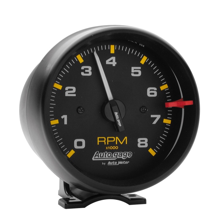 Varvräknare 3 3/100mm 8k Rpm Pedestal Blk Dial Blk Case Autogage | DDESIGN