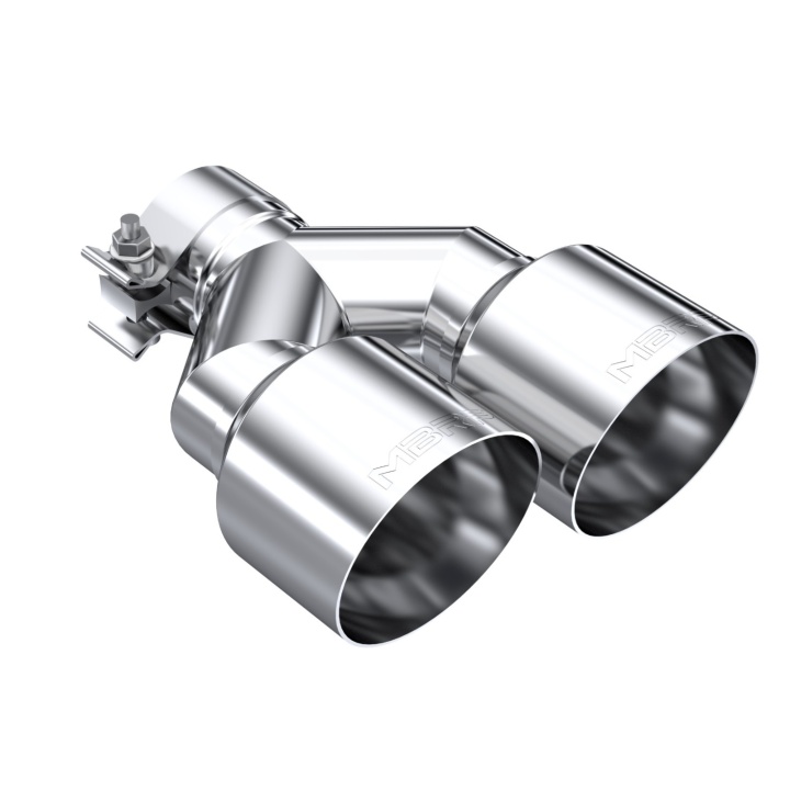 MBRP Universal T304 SS Dual Tip 4in OD/2.5in Inlet | DDESIGN