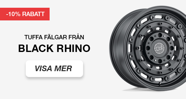 Billga Black Rhino fälgar hos DDESIGN