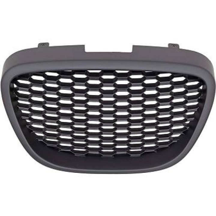 SEAT LEON 04-09 Matt Black Sports Grille Honeycomb DIEDERICHS in the group Select car model / Seat / Leon Mk2 05-11 / Styling at DDESIGN Scandinavia AB (7432140)
