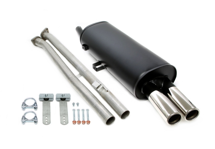 BMW 3er Sedan, 3er Touring, 3er Cabriolet 3er Sedan, Serie E30, / 3er Touring, Serie E30, / 3er Cabriolet, Serie E30 1986- TA Technix sports exhaust system in the group Select car model / BMW / 3-series (E30) 1982-1994 / Tuning / Exhaust at DDESIGN Scandinavia AB (01BM003-15)