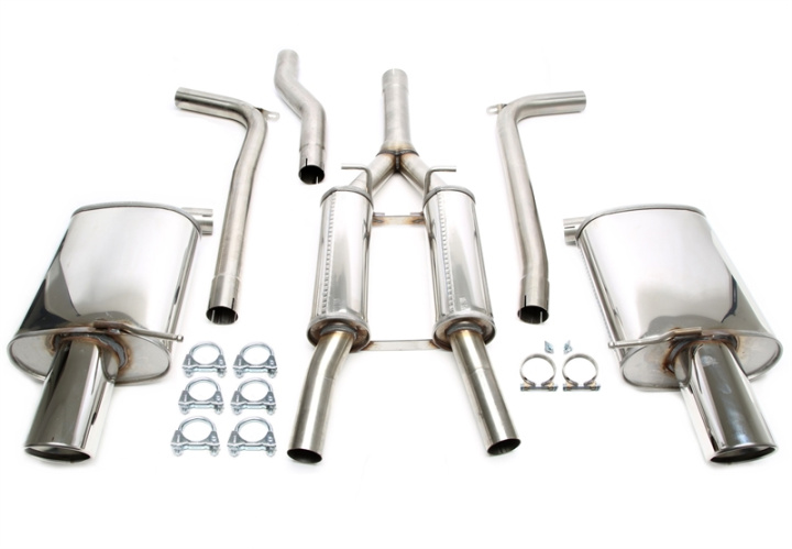 Audi A4 B6 (8E/8H) 2001-2004 TA Technix Duplex stainless steel system in the group Select car model / Audi / A4 - S4 (B6) 2000-2006 / Tuning / Exhaust at DDESIGN Scandinavia AB (02AU014-10D)