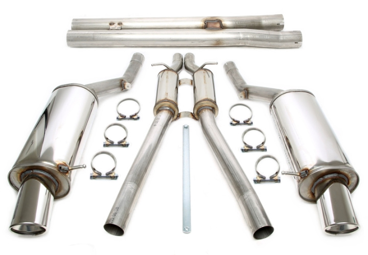 Audi A6 Quattro 4B-C5 1997-2004 TA Technix duplex stainless steel system in the group Select car model / Audi / A6 - S6 - RS6 (C5) 1997-2004 / Tuning / Exhaust at DDESIGN Scandinavia AB (02AU038-10D)