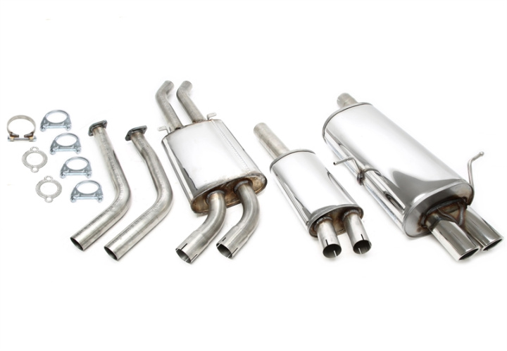 BMW 3er Serie E46 346L+346C+346R 1999 - TA Technix stainless steel system in the group Select car model / BMW / 3-series (E46) 1998-2005 / Tuning / Exhaust at DDESIGN Scandinavia AB (02BM006-19)