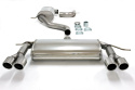VW Scirocco III 13 2008- TA Technix Duplex stainless steel system