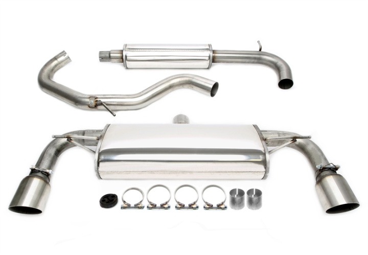 Audi /Volkswagen A3 / Golf V / Golf VI 8P, 1K 2003-2013 TA Technix stainless steel sport rear silencer in the group Select car model / Audi / A3 - S3 - RS3 (8P) 2003-2013 / Tuning / Exhaust at DDESIGN Scandinavia AB (02VW024-8D)