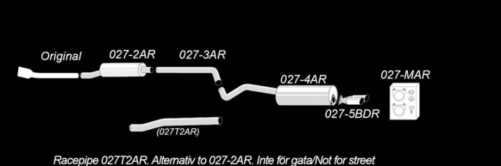 Seat Ibiza IV 6J 2009-2017 TA Technix stainless steel system in the group Select car model / Seat / Ibiza Mk4 (6J) 08-17 / Tuning at DDESIGN Scandinavia AB (02VW030-8)