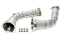 Audi A4 RS4 & A5 RS5 type B9 Downpipes (Catless) With Heat Shield TA Technix