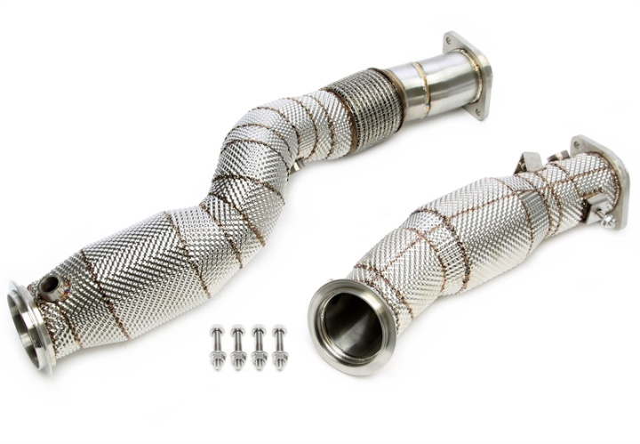 BMW M2 G87 / M3 G80 / M4 G82 S58-Engine 2020+ Downpipe With Catalytic Converter & Heat Protection TA Technix in the group Select car model / BMW / M2 2-Serie (G87) 2023+ at DDESIGN Scandinavia AB (06BM027)
