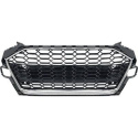  AUDI A4 B9.5 19+ (without Camera) Honeycomb Chrome/Black Sports grill RS-Look DIEDERICHS