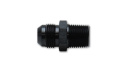 -4AN to 3/8\'\' NPT Straight Adapter Fitting - Aluminum Vibrant Performance