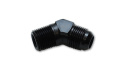 45 Degree Adapter Fitting (AN to NPT); Size: -12 AN x 3/4\'\' NPT Vibrant Performance