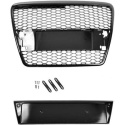 AUDI A6 C6 04-11 Honeycomb Glossy Black Sports Grille RS-Look DIEDERICHS