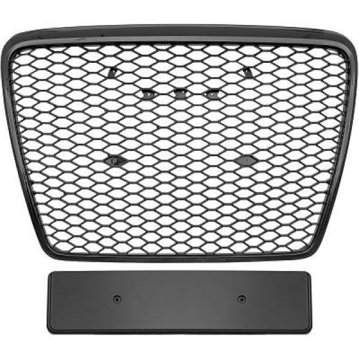  AUDI A6 C6 04-11 Honeycomb Black Sports Grille RS-Look DIEDERICHS in the group Select car model / Audi / A6 - S6 - RS6 (C6) 2004-2011 / Styling at DDESIGN Scandinavia AB (1027240)