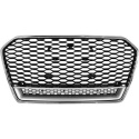  AUDI A6 C7 15-18 Honeycomb Chrome/Black Sports grill RS-Look DIEDERICHS