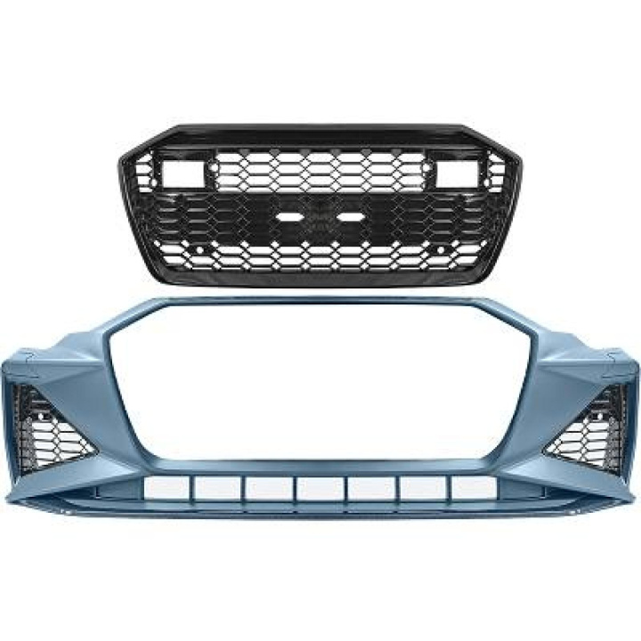 AUDI A6 C8 18+ RS6-Look Bumper with Glossy Black Sports Grill RS-Look DIEDERICHS in the group Select car model / Audi / A6 - S6 - RS6 (C8) 2018+ / Styling at DDESIGN Scandinavia AB (1029250)