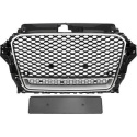 AUDI A3 8V 12-16 Honeycomb Chrome/Black Sports grill RS-Look (with PDC) DIEDERICHS