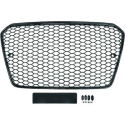  AUDI A5 8T 12-16 (Not S-Line) Honeycomb Glossy Black Sports Grill RS-Look (with PDC) DIEDERICHS