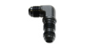 -10AN Bulkhead Adapter 90 Degree Elbow Fitting - Anodized Black Only Vibrant Performance