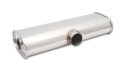 STREETPOWER Muffler, 2.5\'\' side inlet x dual 2.25\'\' outlets Vibrant Performance