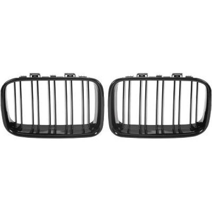  BMW 3-Series E36 91-96 Double-ribbed Glossy Black Sports Grill Sport-Look DIEDERICHS in the group Select car model / BMW / 3-series (E36) 1990-2000 / Styling / Grilles at DDESIGN Scandinavia AB (1213341)