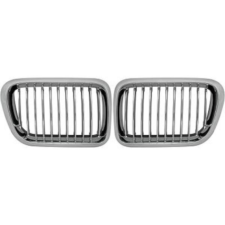  BMW 3-Series E36 96-99 Single Ribbed Chrome Sports Grill DIEDERICHS in the group Select car model / BMW / 3-series (E36) 1990-2000 / Styling / Grilles at DDESIGN Scandinavia AB (1213540)