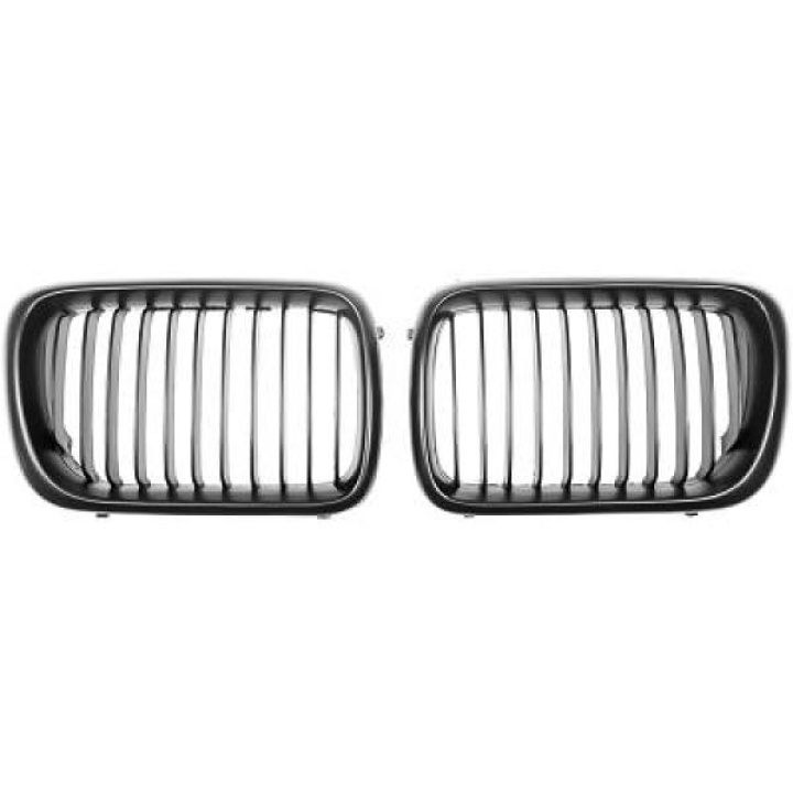  BMW 3-Series E36 96-99 Single Rib Gloss Black Sports Grill DIEDERICHS in the group Select car model / BMW / 3-series (E36) 1990-2000 / Styling / Grilles at DDESIGN Scandinavia AB (1213640)