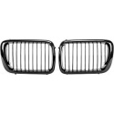  BMW 3-Series E36 96-99 Single Rib Gloss Black Sports Grill Performance-Look DIEDERICHS
