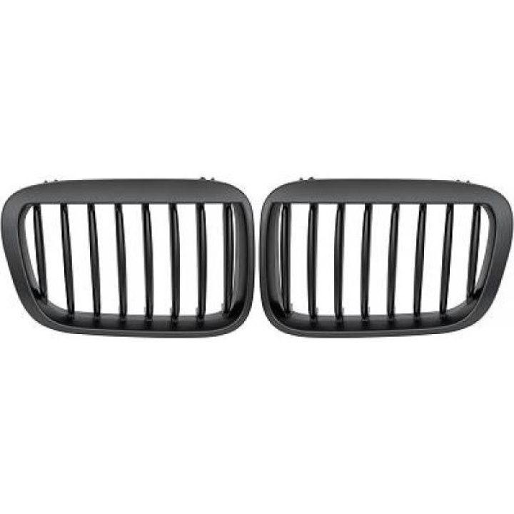  BMW 3-Series E46 Sedan/Touring 98-01 Single Rib Matt Black Sports Grill DIEDERICHS in the group Select car model / BMW / 3-series (E46) 1998-2005 / Styling / Grilles at DDESIGN Scandinavia AB (1214640)