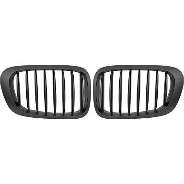  BMW 3-Series E46 Coupé/Cab 99-02 Single Rib Matt Black Sports Grill DIEDERICHS in the group Select car model / BMW / 3-series (E46) 1998-2005 / Styling / Grilles at DDESIGN Scandinavia AB (1214740)