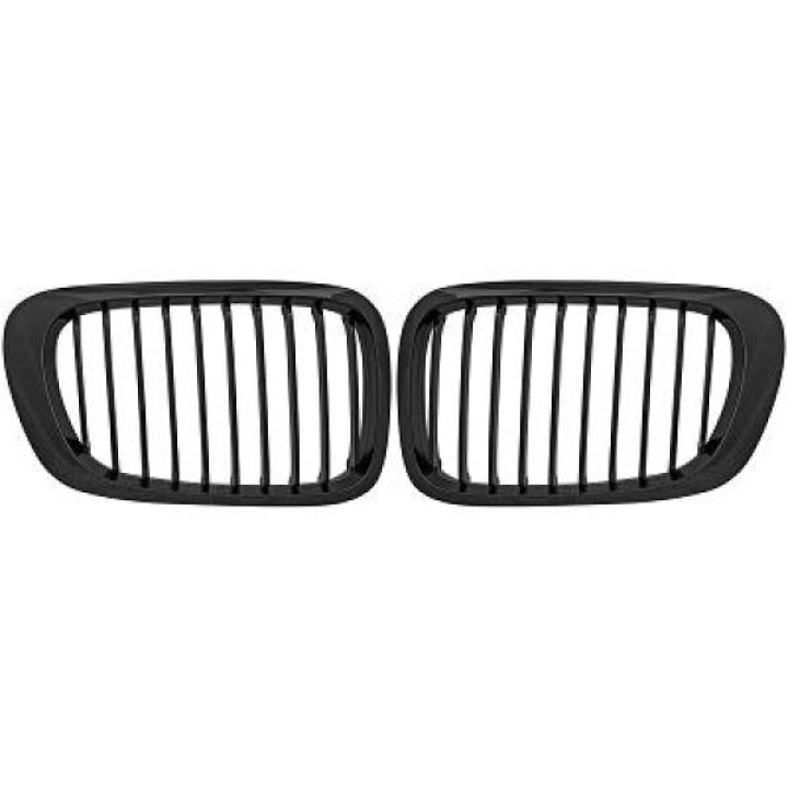  BMW 3-Series E46 Coupé 99-02 Single Rib Gloss Black Sports Grill Performance-Look DIEDERICHS in the group Select car model / BMW / 3-series (E46) 1998-2005 / Styling / Grilles at DDESIGN Scandinavia AB (1214741)