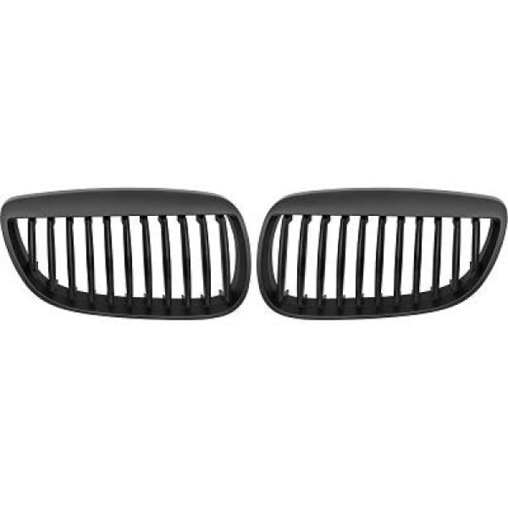 BMW 3-Series E92/E93 06-10 Matt Black Sports Grill / Kidneys DIEDERICHS in the group Select car model / BMW / 3-series (E92-E93) 05-12 / Styling / Grilles at DDESIGN Scandinavia AB (1216540)