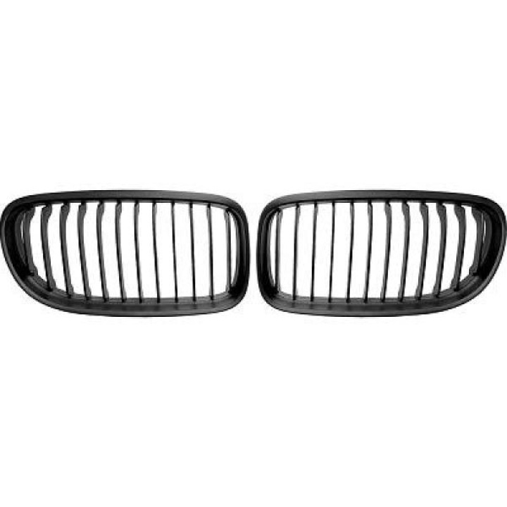  BMW 3-Series E90/E91 08-12 Matt Black Sports Grill / Kidneys DIEDERICHS in the group Select car model / BMW / 3-series (E90-E91) 2005-2012 / Styling at DDESIGN Scandinavia AB (1216840)