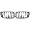  BMW 3-Series E90/E91 08-12 Double Ribbed Chrome Sports Grille / Kidneys Performance-Look DIEDERICHS