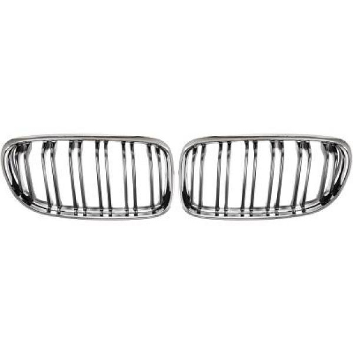  BMW 3-Series E90/E91 08-12 Double Ribbed Chrome Sports Grille / Kidneys Performance-Look DIEDERICHS in the group Select car model / BMW / 3-series (E90-E91) 2005-2012 / Styling at DDESIGN Scandinavia AB (1216944)