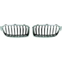  BMW 3-Series F30/F31 11-19 Single Ribbed Chrome/Black Sports Grill DIEDERICHS