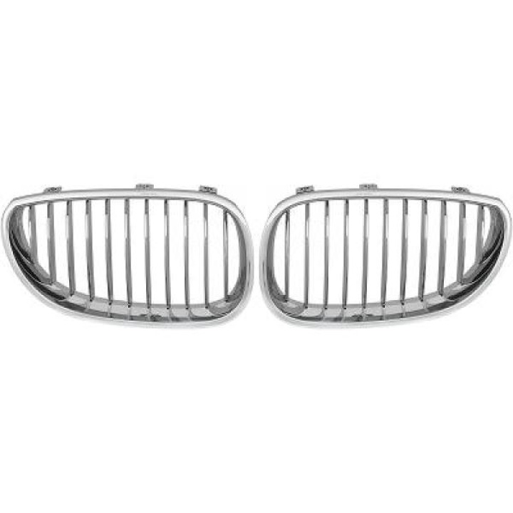  BMW 5-Series E60/E61 03-07 Single Rib Chrome Sports Grill / Kidneys DIEDERICHS in the group Select car model / BMW / 5-series (E60-E61) 03-10 / Styling at DDESIGN Scandinavia AB (1224240)