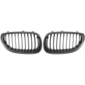  BMW 5-Series E60/E61 03-07 Single Rib Black Sports Grille / Kidneys DIEDERICHS