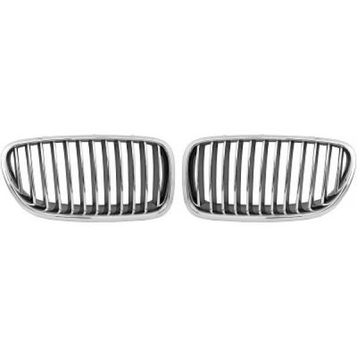  BMW 5-Series F10/F11 10-13 Single Rib Chrome Sports Grill / Kidneys DIEDERICHS in the group Select car model / BMW / 5-series (F07-F10-F11) 11-17 / Styling / Grilles at DDESIGN Scandinavia AB (1225240)
