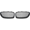  BMW 5-Series F10/F11 10-13 Single Ribbed Carbon Fiber Look Sports Grill / Kidneys DIEDERICHS