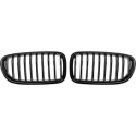  BMW 5-Series F10/11 10-13 Single Rib Gloss Black Sports Grill / Kidneys DIEDERICHS