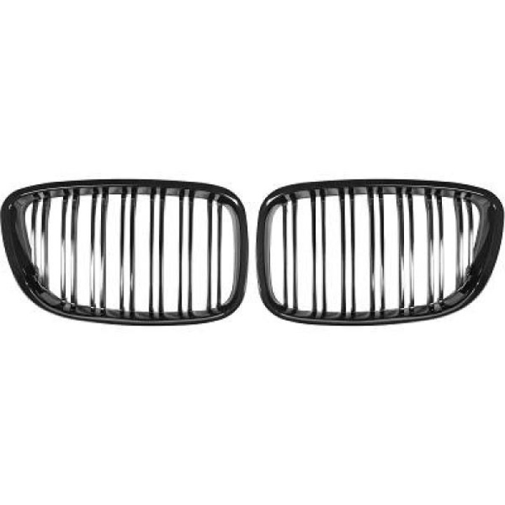  BMW 5-Series GT F07 08-17 Double Ribbed Gloss Black Sport Grille / Kidneys Sport-Look DIEDERICHS in the group Select car model / BMW / 5-series (F07-F10-F11) 11-17 / Styling / Grilles at DDESIGN Scandinavia AB (1225842)