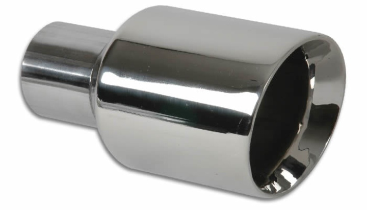 3.5\'\' Round Stainless Steel Tip (Double Wall, Angle Cut) Vibrant Performance in the group Tuning / Exhaust and Manifold / Exhaust tips at DDESIGN Scandinavia AB (1226)