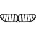  BMW 6-Series F12/F13 11+ Single Rib Matt Black Sports Grill / Kidneys Performance-Look DIEDERICHS