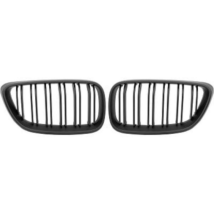  BMW 2-Series F22/23 13-17 Double Ribbed Black Sports Grille / Kidneys Performance-Look DIEDERICHS in the group Select car model / BMW / 1-series 2-series (F20-F23) 2011-2019 / Styling / Grilles at DDESIGN Scandinavia AB (1235241)