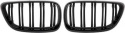  BMW 2-Series F22/23 13-17 Double Ribbed Gloss Black Sports Grill / Kidneys Performance-Look DIEDERICHS