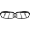  BMW 2-Series F45/F46 14+ Single Rib Gloss Black Sports Grill / Kidneys Performance-Look DIEDERICHS