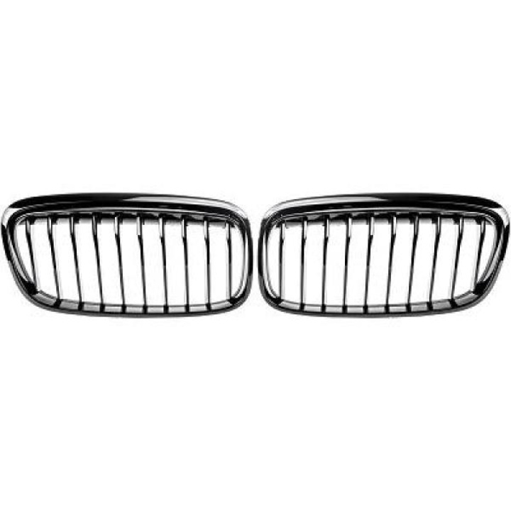  BMW 2-Series F45/F46 14+ Single Rib Gloss Black Sports Grill / Kidneys Performance-Look DIEDERICHS in the group Select car model / BMW / 2-series Gran Coupe (F44-F45-F46) 2020+ at DDESIGN Scandinavia AB (1240341)
